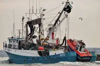 मछली पकड़नेवाला जहाज़ बेचने के लिए